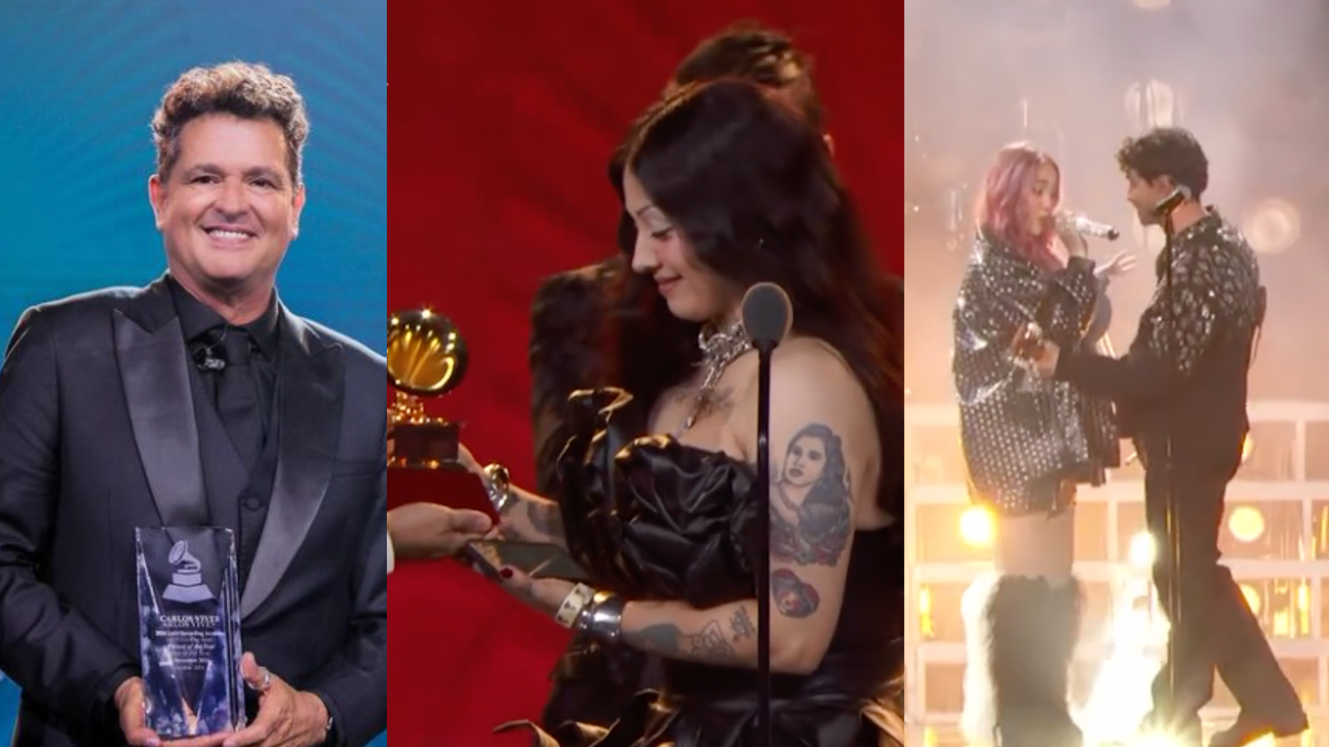 VIDEOS – Looks, show y premio para Mon Laferte: los momentos que marcaron los Latin Grammy 2024