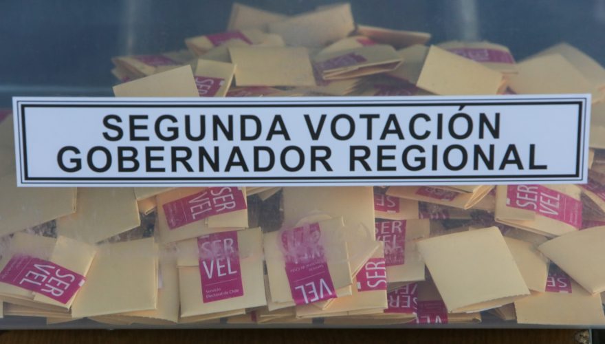 participación elecciones segunda vuelta de gobernadores Servel