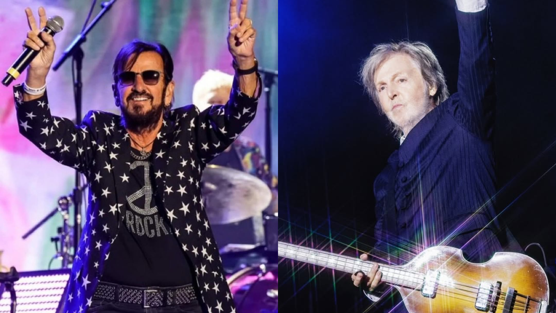 VIDEO – Así fue el histórico reencuentro de Paul McCartney y Ringo Starr sobre el escenario