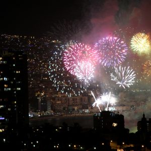 pronostico del tiempo ciudades con fuegos artificiales año nuevo 2025