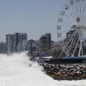 Marejadas Valparaíso y Viña del Mar fuegos artificiales