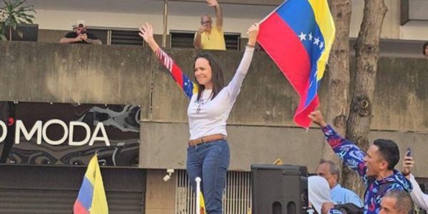 María Corina Machado secuestrada en Venezuela