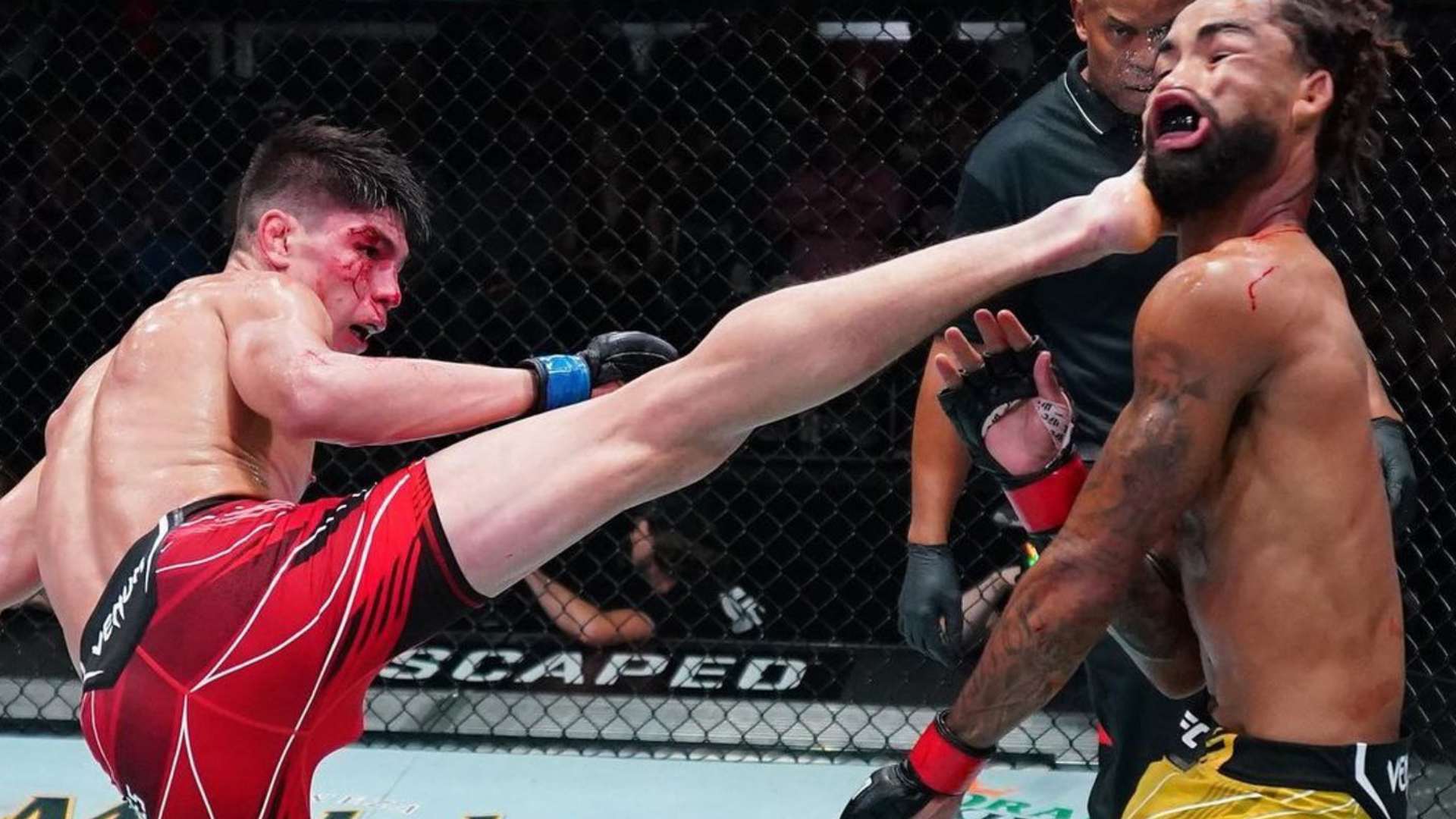 VIDEO – Jaula Bahamondes hace historia y entra al Top 15 de la UFC tras triunfo ante Turner